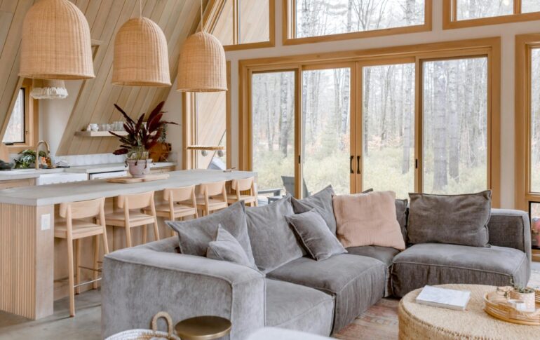 Floor plan showing zones for multi-generational living