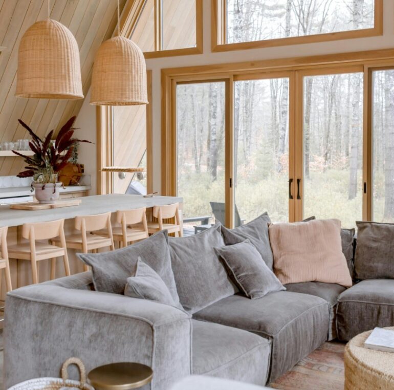 Floor plan showing zones for multi-generational living