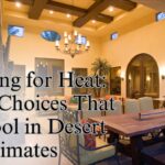 Minimal French-inspired living room with light furniture, marble floors, and airy curtains — designed for heat control in desert climate